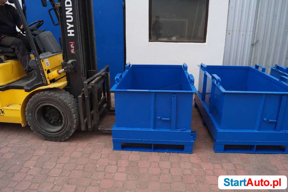 Pojemnik na odpady z otwieranym dnem PMD750 litrów