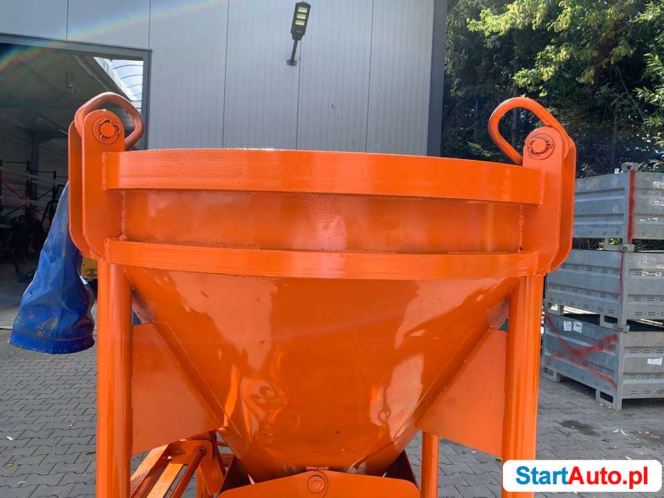 Pojemnik zbiornik kibel do betonu 750l kastra gruszka bomba