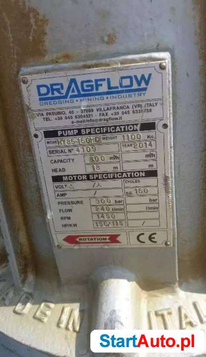 Pompa Dragflow HY85-160HC