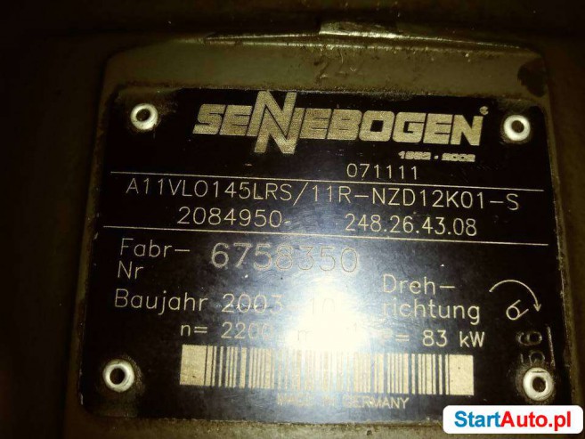Pompa sennebogen A11VLO145LRS