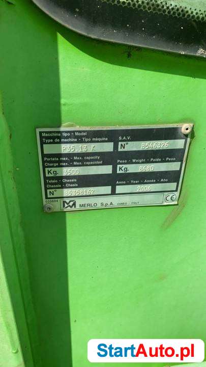 pozostałe Merlo P 35.13K Teleskopowa Teleskopowa * Widły * Kosz * Żuraw *