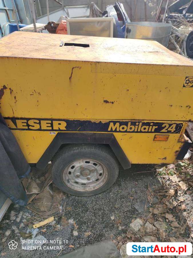 prężarka śrubowa spalinowa