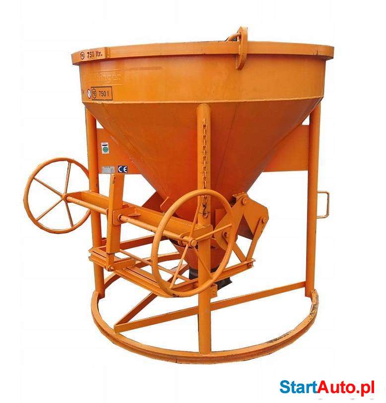 Profesjonalny pojemnik dźwigowy do betonu niemieckiej firmy