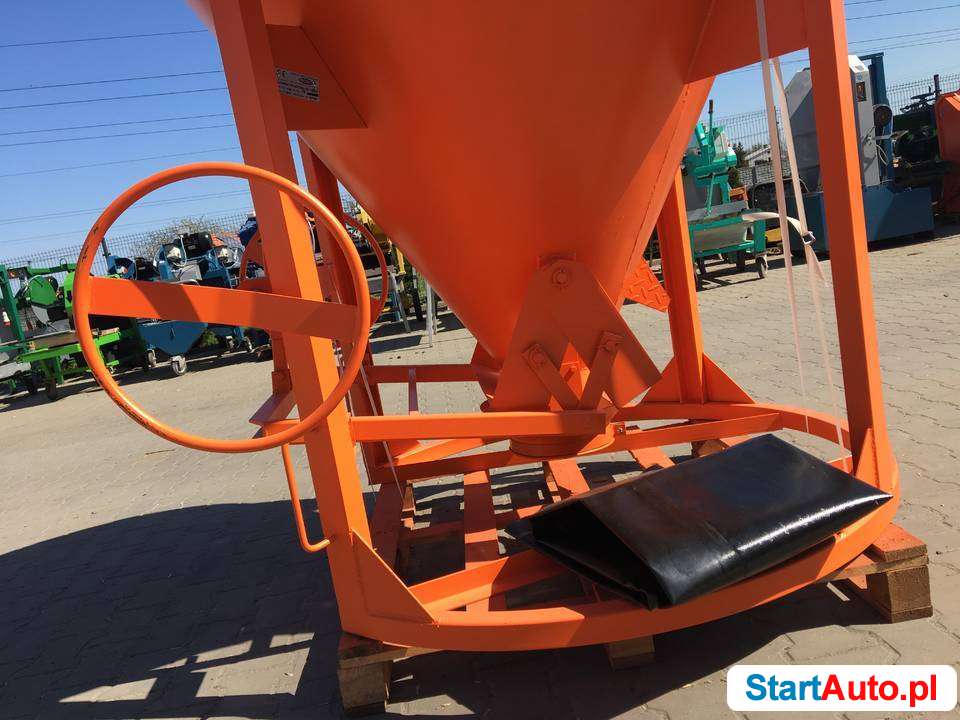 Profesjonalny pojemnik dźwigowy do betonu zaprawy zb 1,2 lej