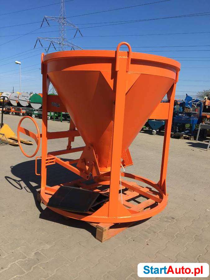 Profesjonalny pojemnik dźwigowy do betonu/ zaprawy 0,5m3