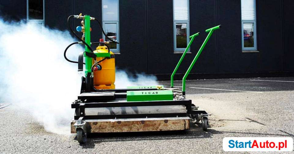 Promiennikowy podgrzewacz asfalu Maszyna do łatania asfaltu