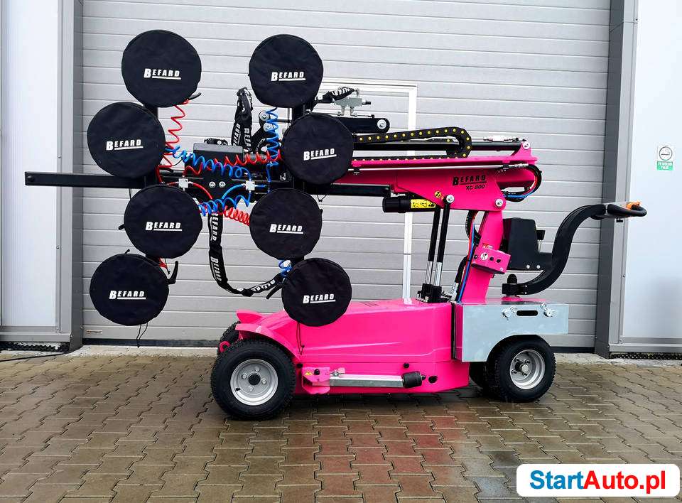 Próżniowy manipulator do montażu przeszkleń, szkła, okien