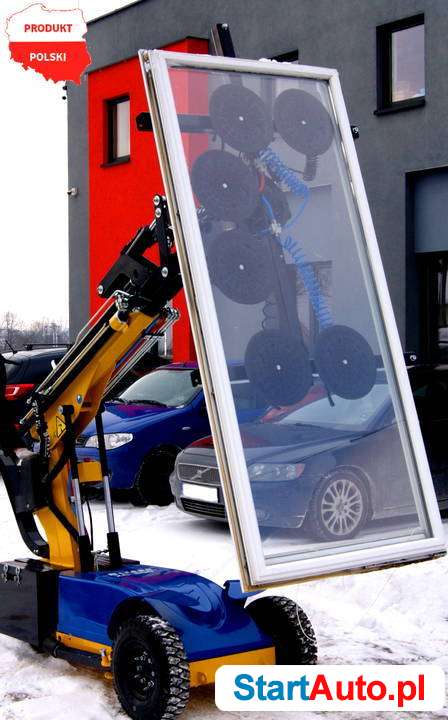 Próżniowy robot manipulator rmontażowy do szyb, okien