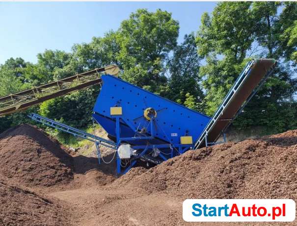 Przesiewacz 3 pokładowy o czterech frakcjach