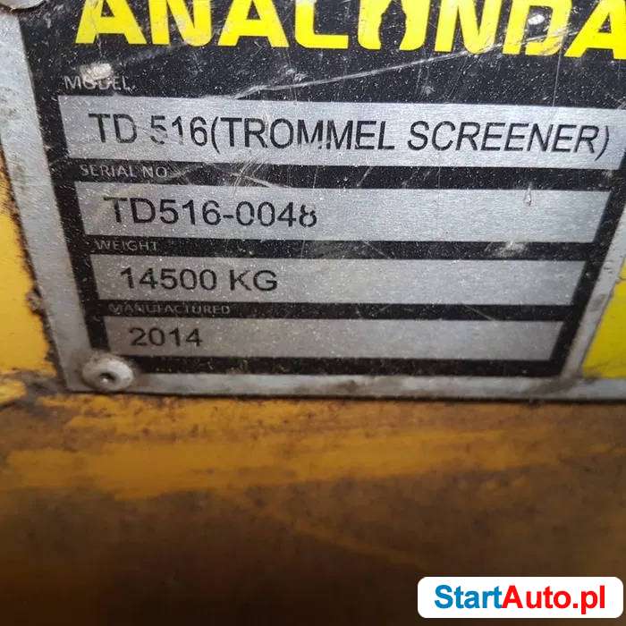 Przesiewacz bębnowy Anaconda TD 516