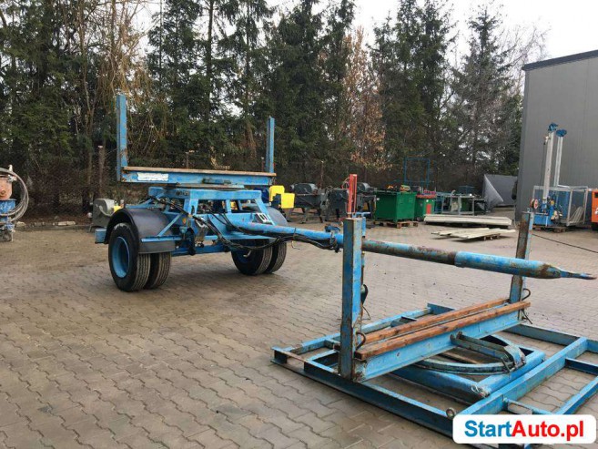 Przyczepa dłużycowa dłużyca 5T DMC do stali słupów belek