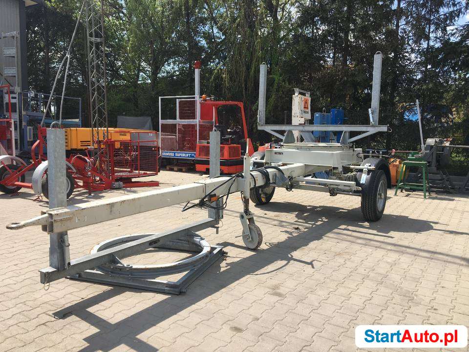 Przyczepa dłużycowa Langmaterial Fuchs, LMA 400 do słupów