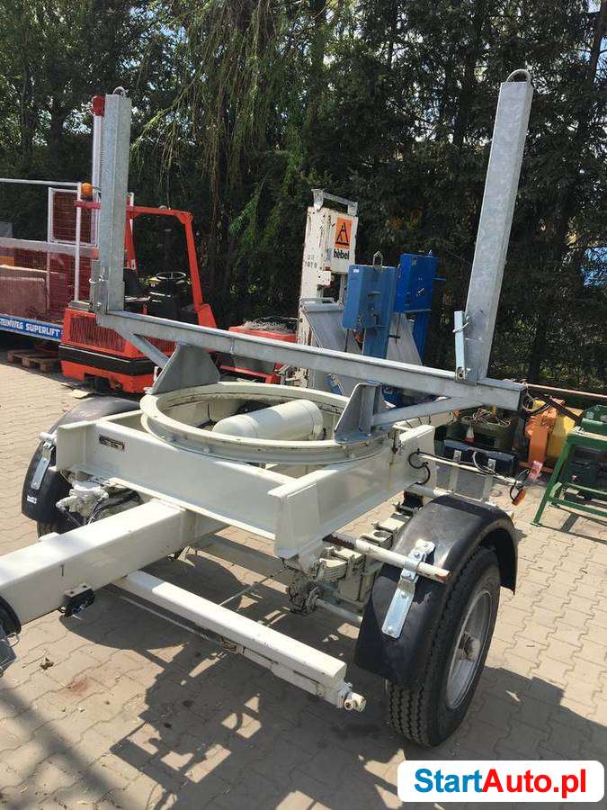 Przyczepa dłużycowa Langmaterial Fuchs, LMA 400 do słupów