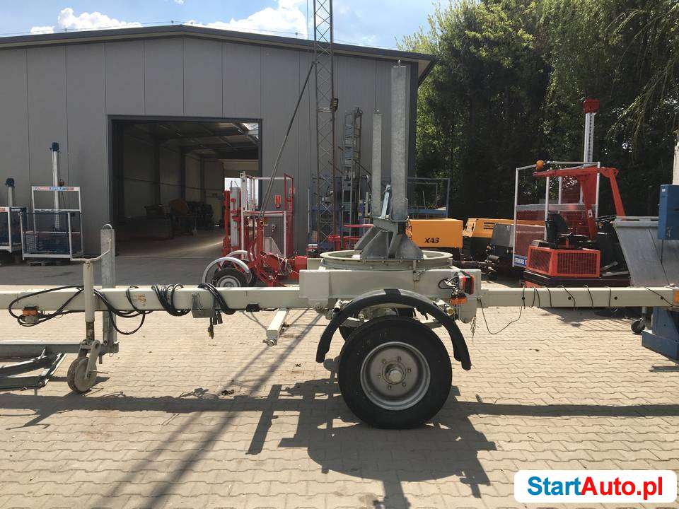 Przyczepa dłużycowa Langmaterial Fuchs, LMA 400 do słupów