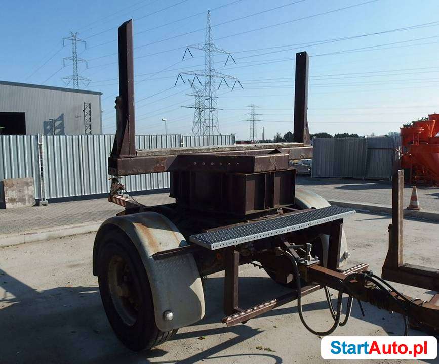 Przyczepa dłużycowa PATZKE NL 6.5 DMC. drewno słupy elektryk