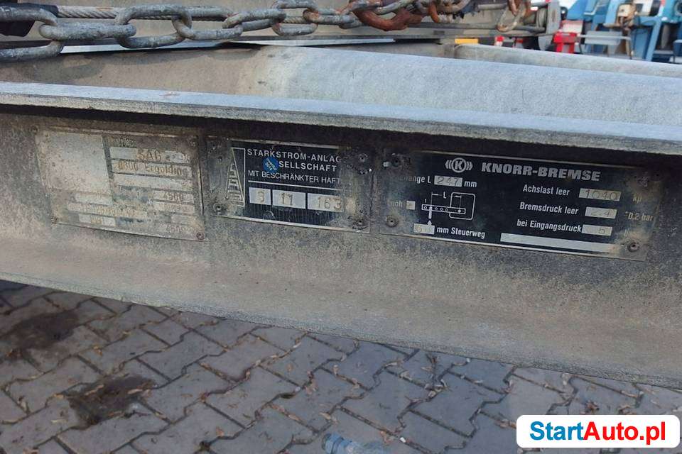 Przyczepa dłużycowa SAG LANDSHUT ANH F. LANGMATERIAL 4.5 DM