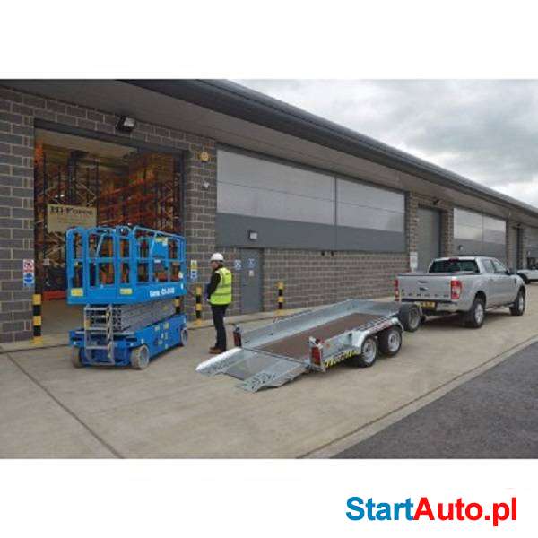Przyczepa do przewozu podnośników nożycowych
