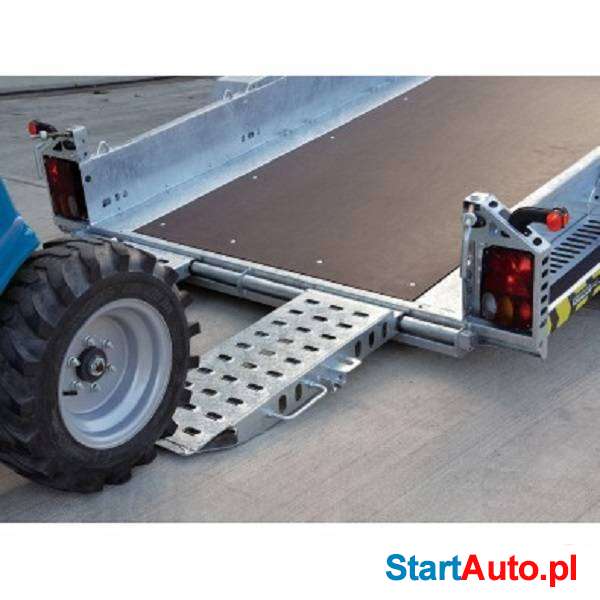 Przyczepa do przewozu podnośników nożycowych