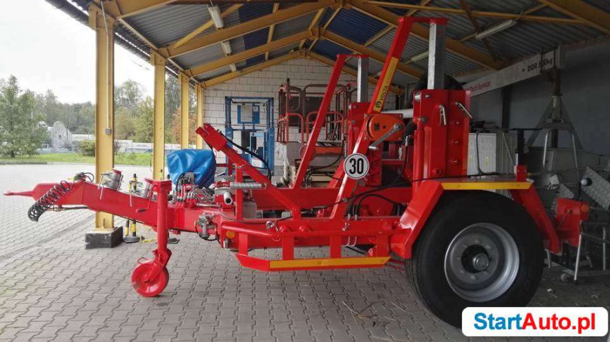 Przyczepa kablowa VOLTA 7 ton, max 3200 mm, napęd bębna