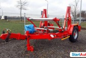 Przyczepa kablowa VOLTA 7 ton, max 3200 mm, napęd bębna