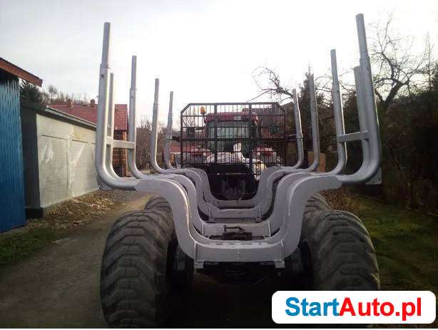 Przyczepa leśna zrywkowa forwarder 4WD