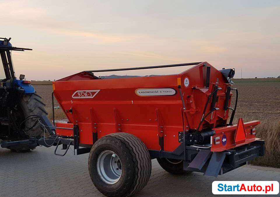 RCW-3 T – Rozsiewacz wapna nawozu sadowniczy – Taśmowy NOWA