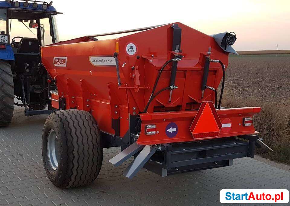 RCW-3 T – Rozsiewacz wapna nawozu sadowniczy – Taśmowy NOWA