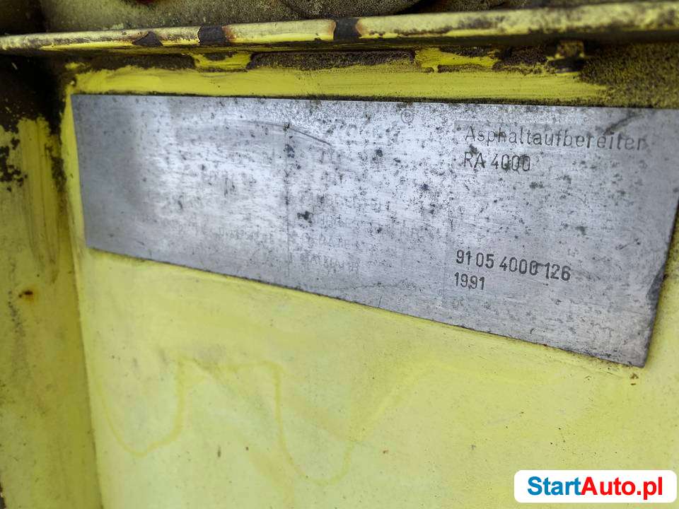 Recykler drogowy maszyna do przerobu zerwanego asfaltu