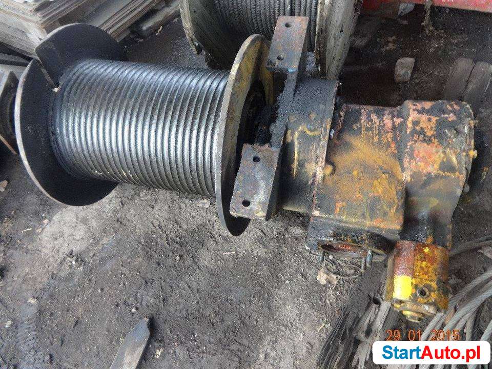 reduktor z wciągarką hydrauliczną do żurawia