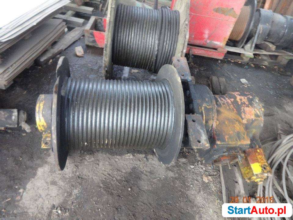 reduktor z wciągarką hydrauliczną do żurawia