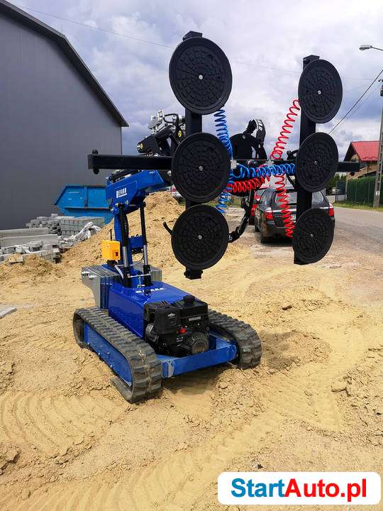 Robot próżniowy na gąsienicach