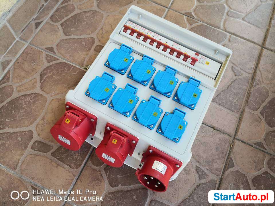 Rozdzielnia przenosna Eurolite elektryczno-budowlana