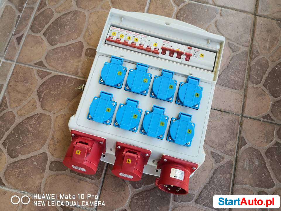 Rozdzielnia przenosna Eurolite elektryczno-budowlana