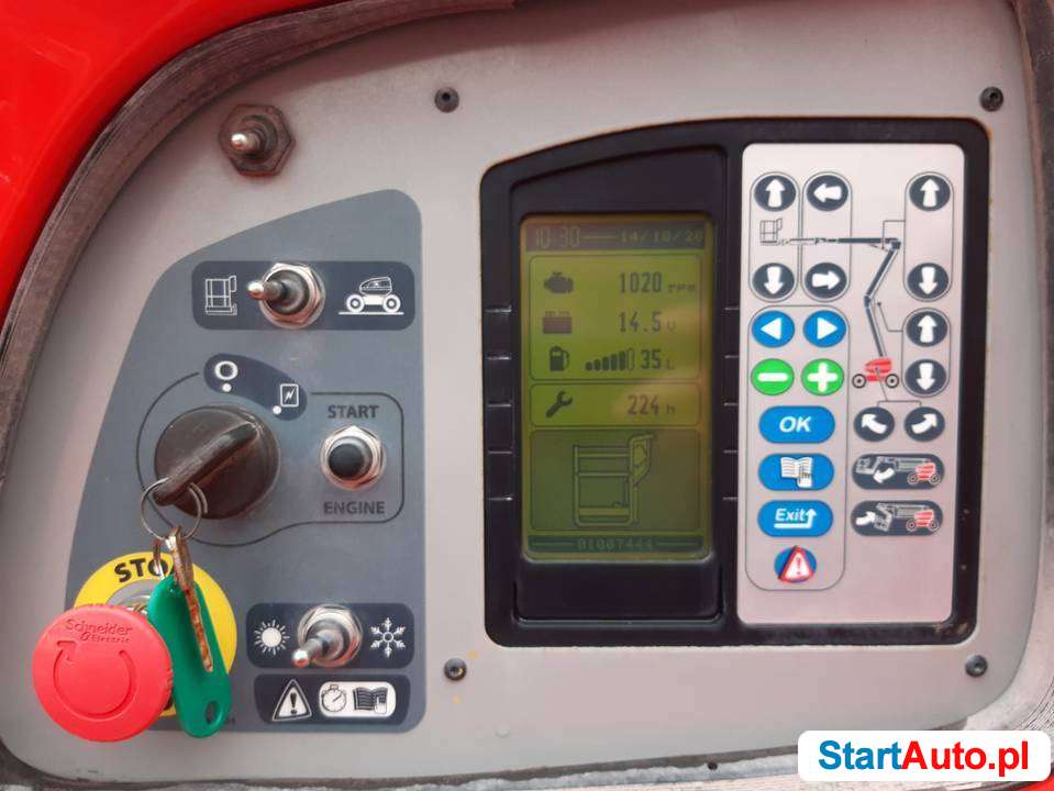 Samojezdny podnośnik koszowy Manitou 180 ATJ