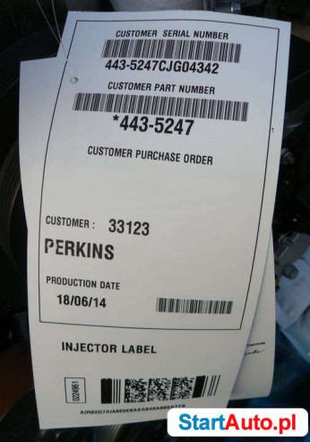 Silnik Caterpillar C3.4 B 75 kW 100 KM Perkins 854 E -E34TA
