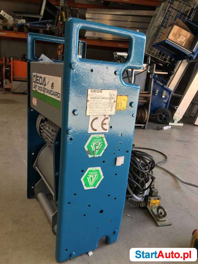 SILNIK DO DRABINY DEKARSKIEJ GEDA Model : LIFT STANDARD 200