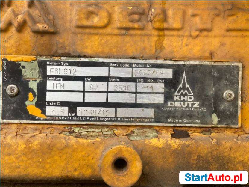 Silnik KHD Deutz F6L912