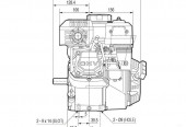 Silnik spalinowy 6,5 KM 19 mm 20 mm HONDA GX200 Zagęszczarka