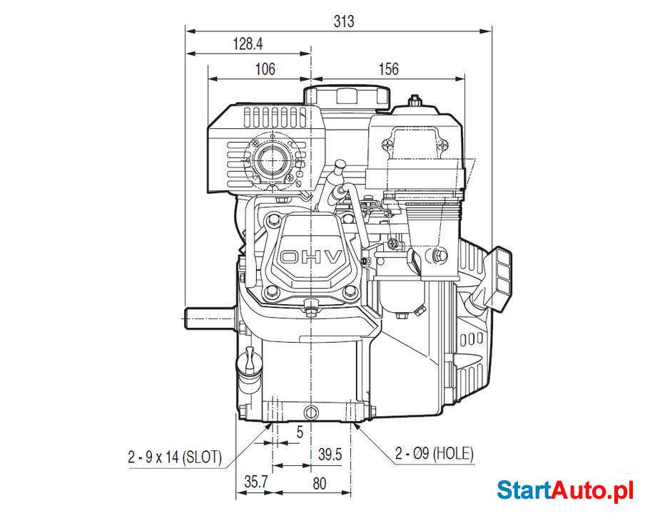 Silnik spalinowy 6,5 KM 19 mm 20 mm HONDA GX200 Zagęszczarka