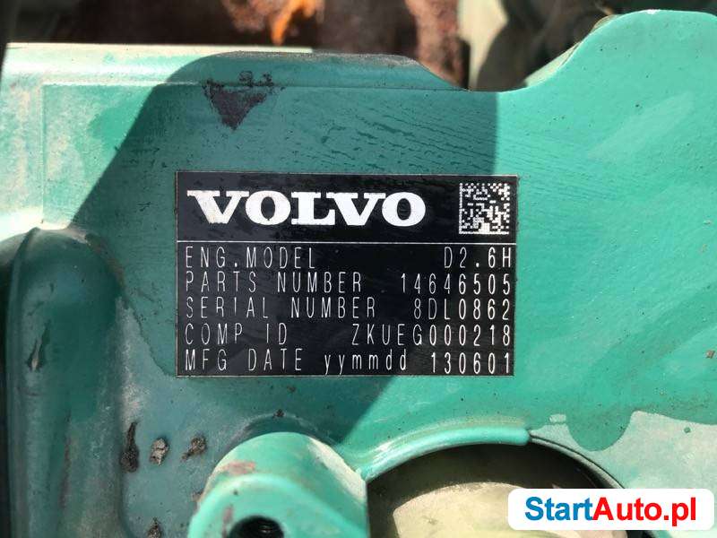 Silnik Volvo D2.6H-CR-T-EU6 ,Kubota DKBXL02.6EKD