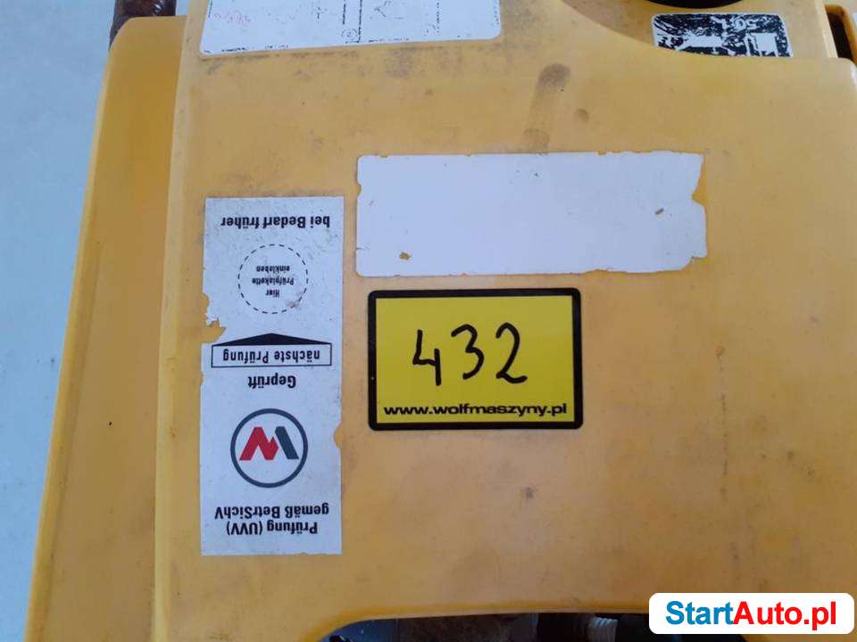 Skoczek Stopa Wibrac WACKER BS 60-2 BS 600 NR. 432 WROCŁAW