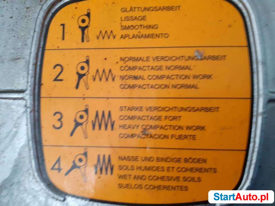 Skoczek Stopa Wibracyjna WACKER BS 65 Y NR.430 BOMAG WROCŁAW