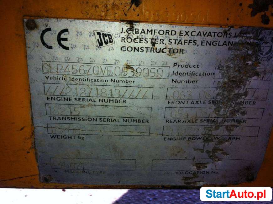 Sprzedam Ładowarkę JCB 456
