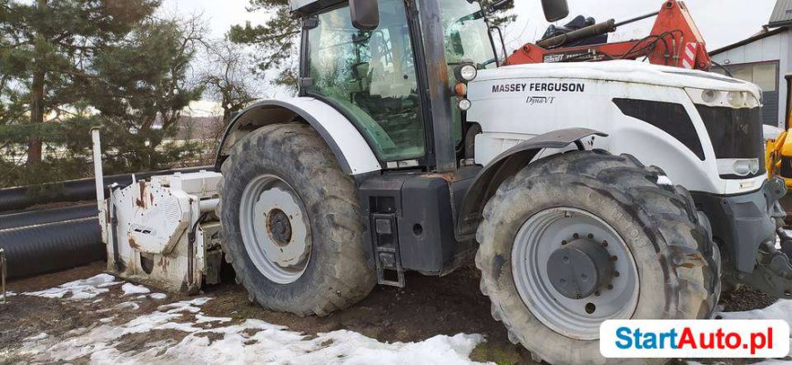 Stabilizator gruntu Wirtgen WS 220 + Massey Ferguson 8690