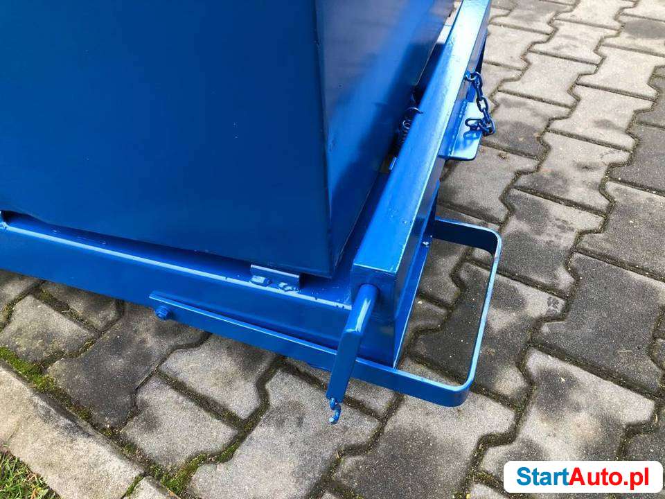 Stalowy uchylny pojemnik, koleba TK 0,3 m3