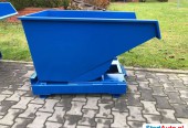 Stalowy uchylny pojemnik, koleba TK 0,3 m3