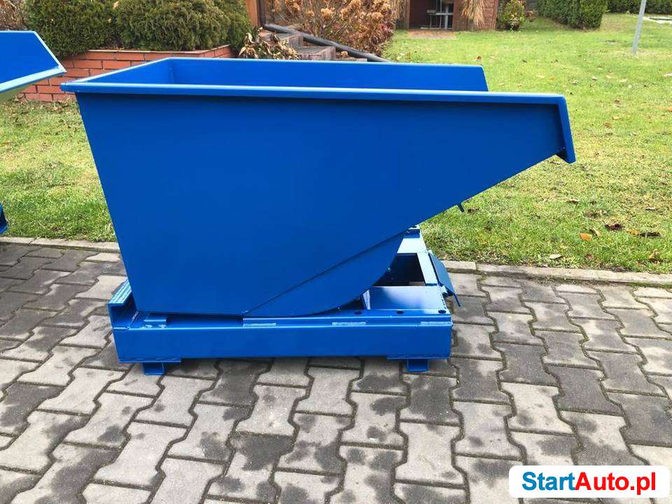 Stalowy uchylny pojemnik, koleba TK 0,3 m3