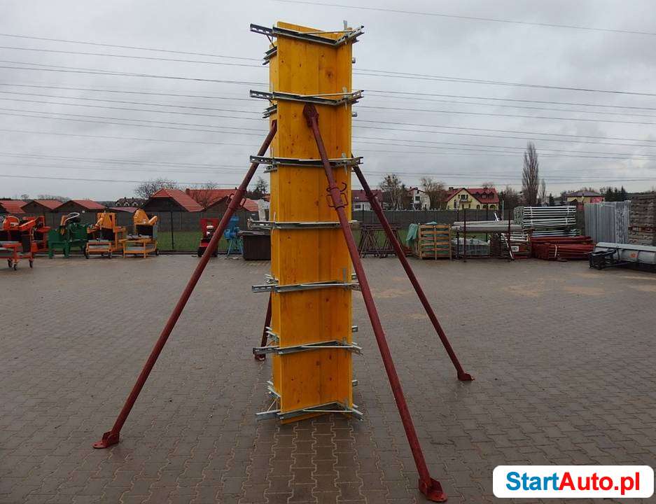 Szalunek słupowy słup wysoki 3m regulowany 15-45cm