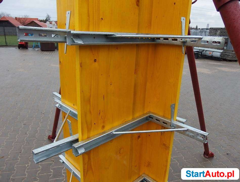 Szalunek słupowy słup wysoki 3m regulowany 15-45cm