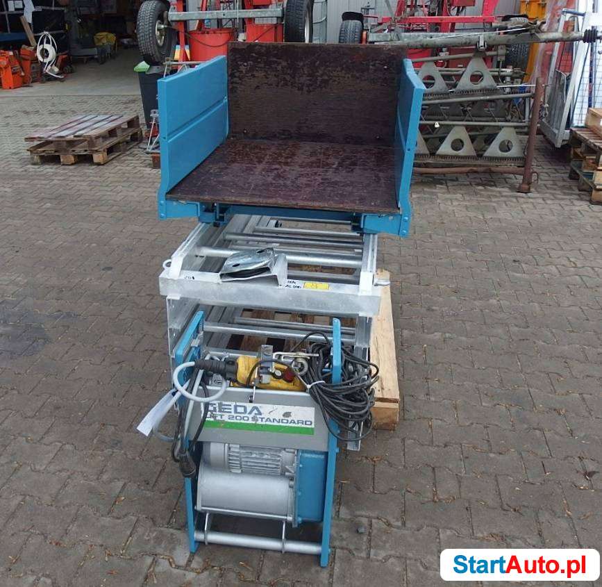 Szybka Drabina winda dekarska GEDA – LIFT 200 Standard lekka